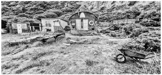 Port Mulgrave Abandoned port BLACK WHITE BY THE SEA PHOTOGRAPH 24 - photo 24