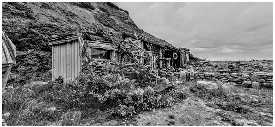 Port Mulgrave Abandoned port BLACK WHITE BY THE SEA PHOTOGRAPH 26 - photo 26