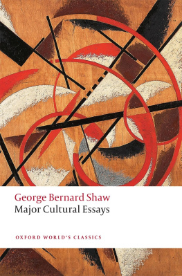 GEORGE BERNARD KORNHABER DAVID SHAW MAJOR CULTURAL ESSAYS.