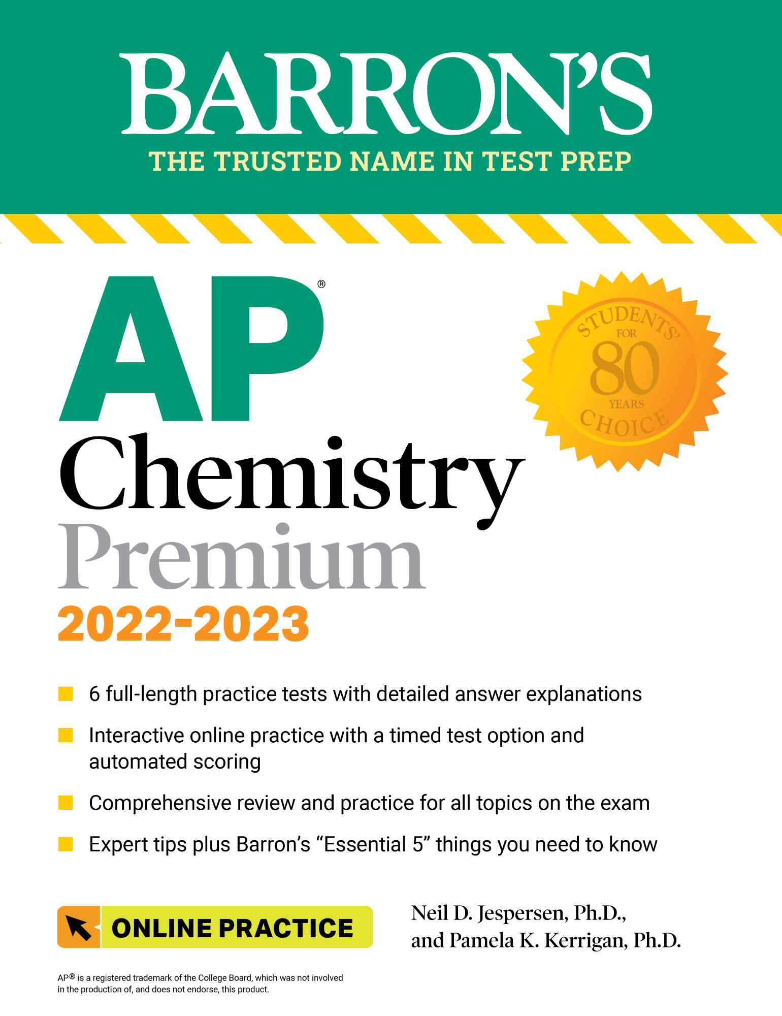 AP Chemistry Premium 20222023 Neil D Jespersen PhD Professor of - photo 1
