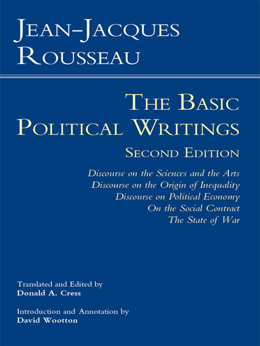 Rousseau BASIC POLITICAL WRITINGS Second Edition Jean-Jacques Rousseau BASIC - photo 1