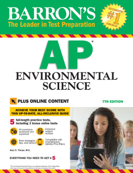 Gary S. Thorpe - AP Environmental Science (Barrons Ap Environmental Science)