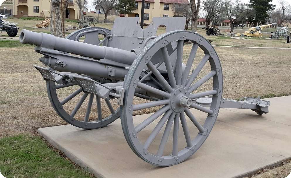 An M1902 3-inch Field Gun on display at the Fort Sill Field Artillery Museum - photo 6