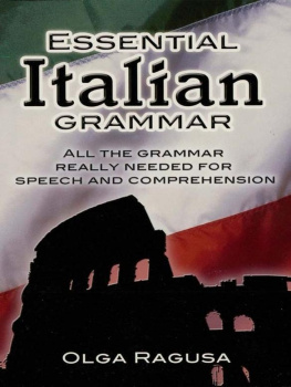 Olga Ragusa Essential Italian Grammar (Dover Language Guides Essential Grammar)