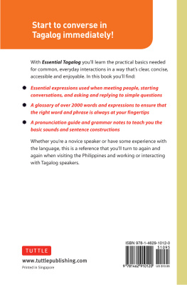 Renato Perdon - Essential Tagalog: Speak Tagalog with Confidence (Tagalog Phrasebook)