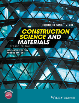 Surinder Singh Virdi - Construction Science and Materials