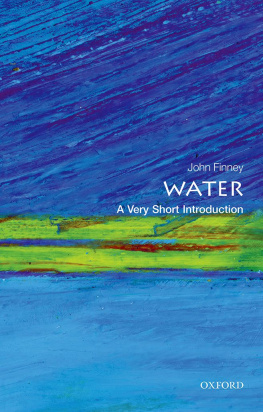 John Finney Water: A Very Short Introduction