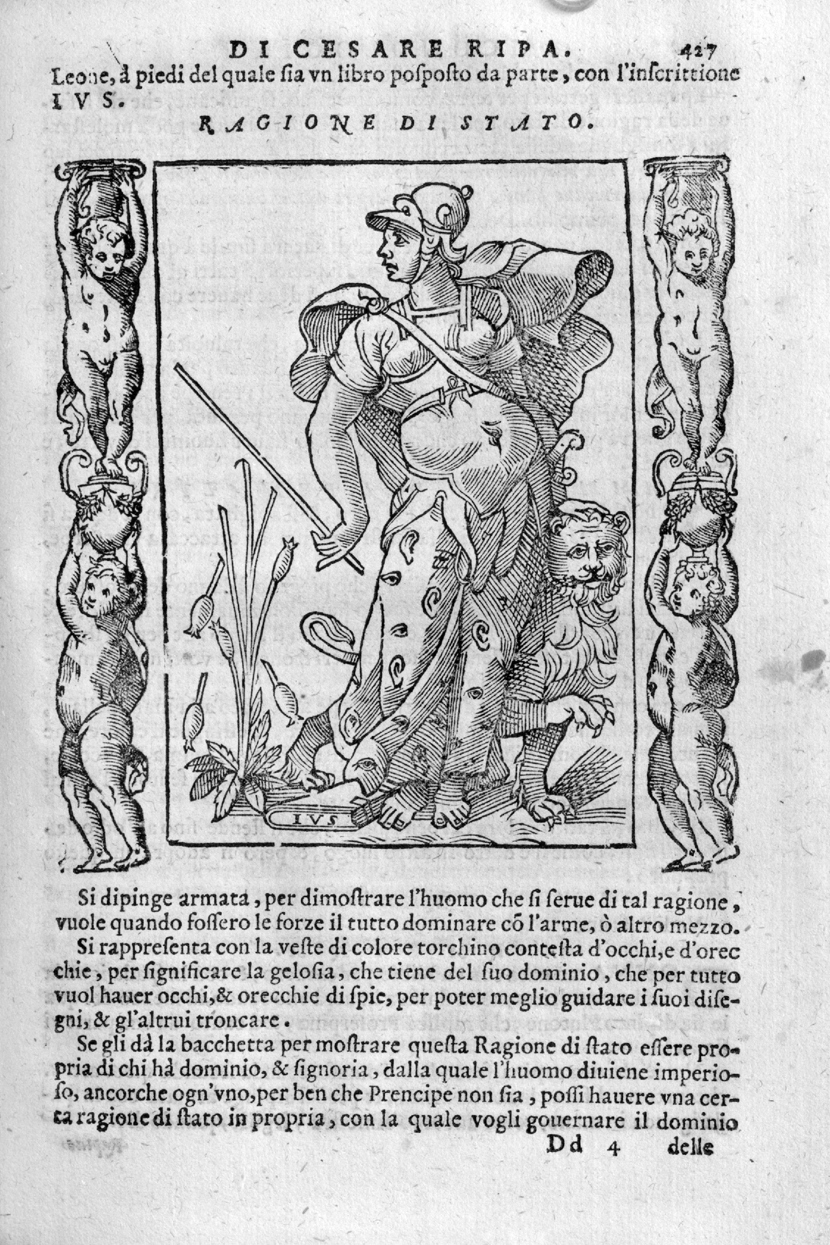 Ragione di Stato from Cesare Ripa Iconologia 4 1603 Contents - photo 3