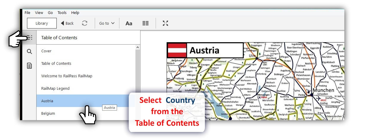 RailPass RailMap detail is clearly visible For example this screen shot is - photo 1