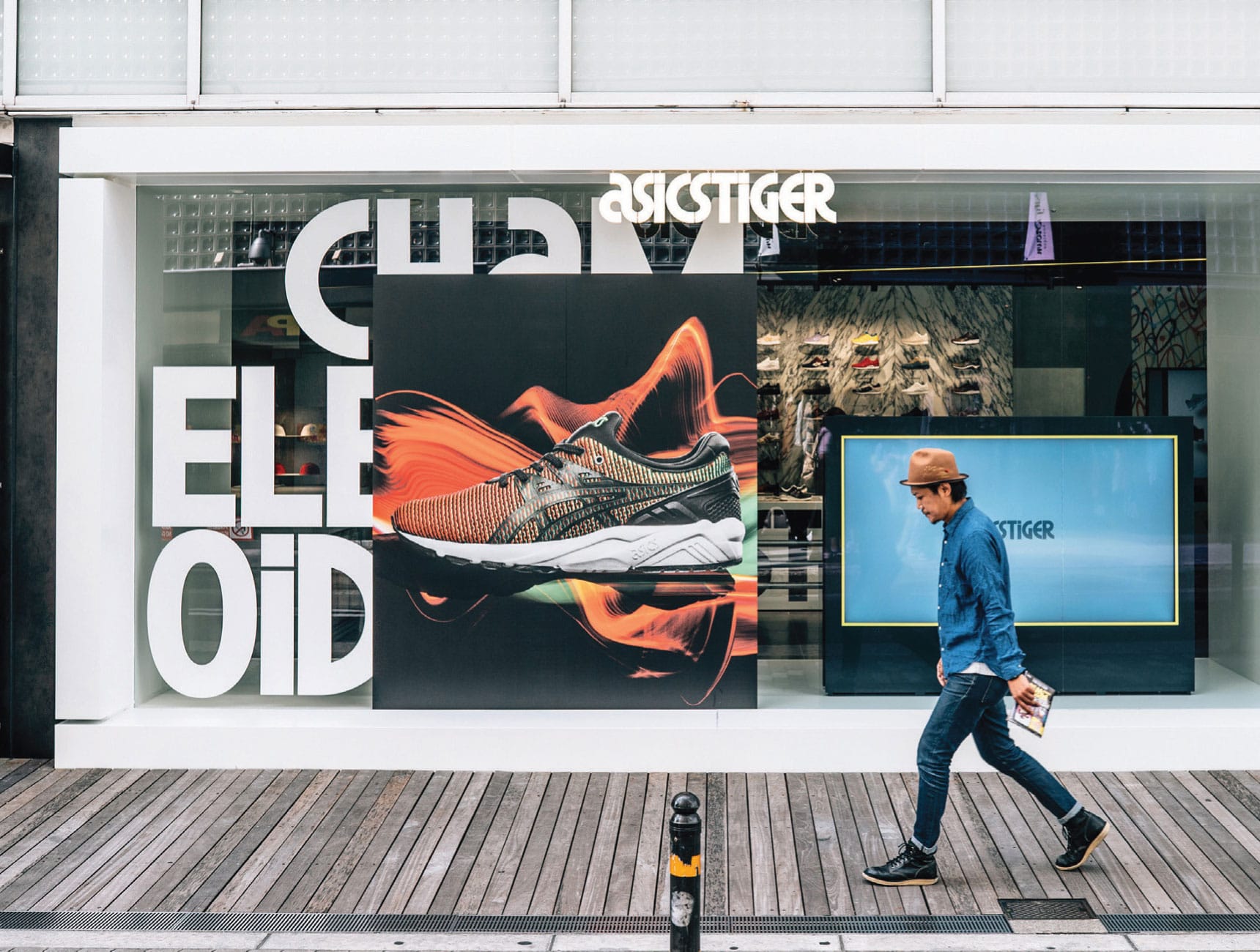 ASICS Tigers new brand identity is inspired by overlapping postings on the - photo 3