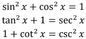 The above identities along with the reciprocal identities for secant - photo 18