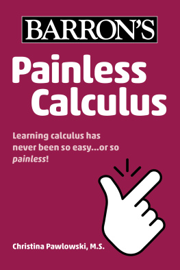 Christina Pawlowski Painless Calculus