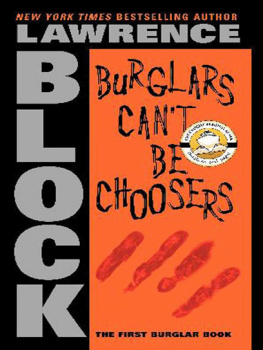 Lawrence Block - Burglars Cant Be Choosers