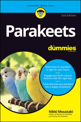 Nikki Moustaki Parakeets for Dummies