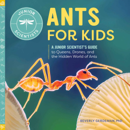 Beverly Gerdeman Ants for Kids: A Junior Scientists Guide to Queens, Drones, and the Hidden World of Ants