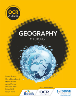 David Barker OCR A Level Geography Third Edition