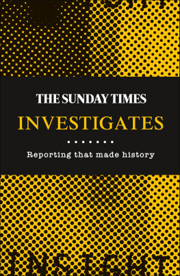 Unknown. - The Sunday Times Investigates: Reporting That Made History :