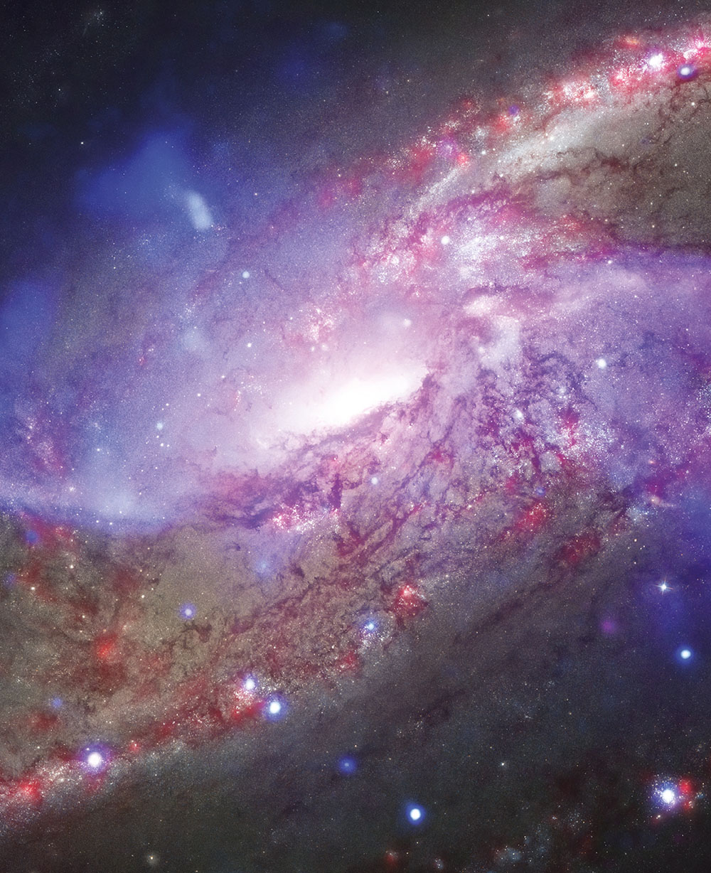 Data from four different types of telescopes created this image of the spiral - photo 3