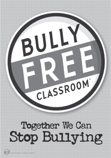 Bully Free Classroom Elementary School Poster Set 4 posters high gloss 13 - photo 9