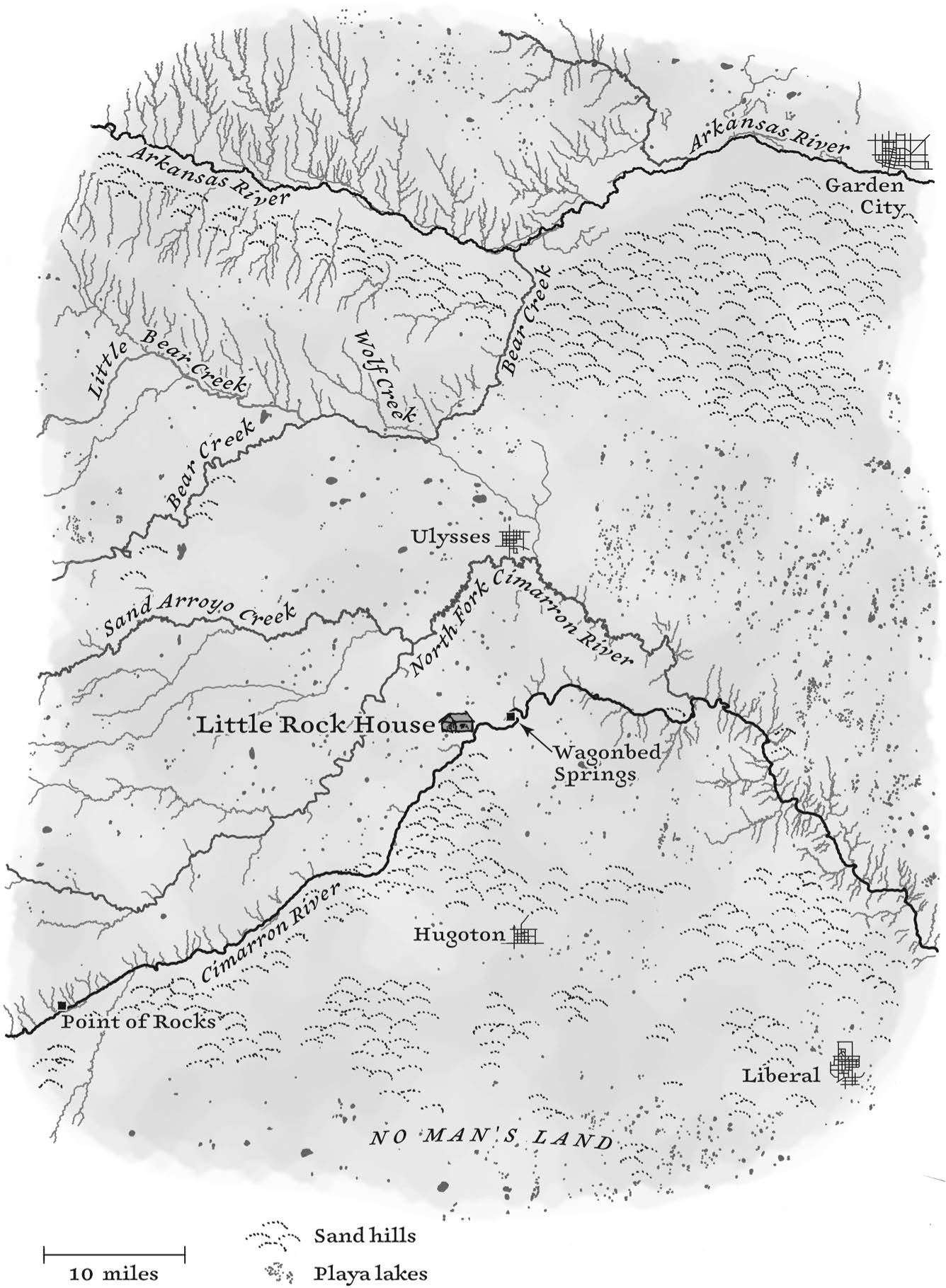 The Little Rock House NOTE TO THE READER The Ogallala aquifer underlies a vast - photo 3