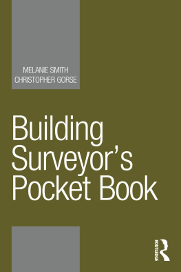Melanie Smith - Building Surveyor’s Pocket Book (Routledge Pocket Books)