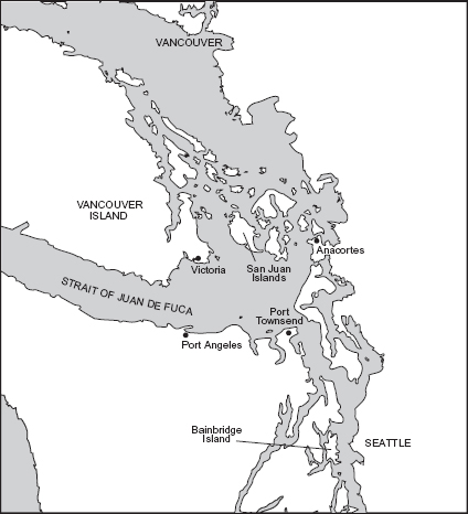 MAP 2 The WashingtonBritish Columbia Boundary Region Drawn by Melissa Mok - photo 2