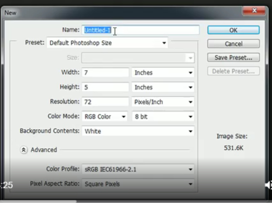 How to create a new document with the legacy window Name Give your document a - photo 8