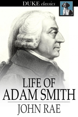 John Rae - Life of Adam Smith