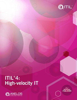 AXELOS ITIL 4: High-velocity IT