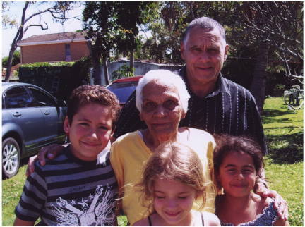 In happy retirement with Mum and my three grandchildren Jackson Ashleigh and - photo 10