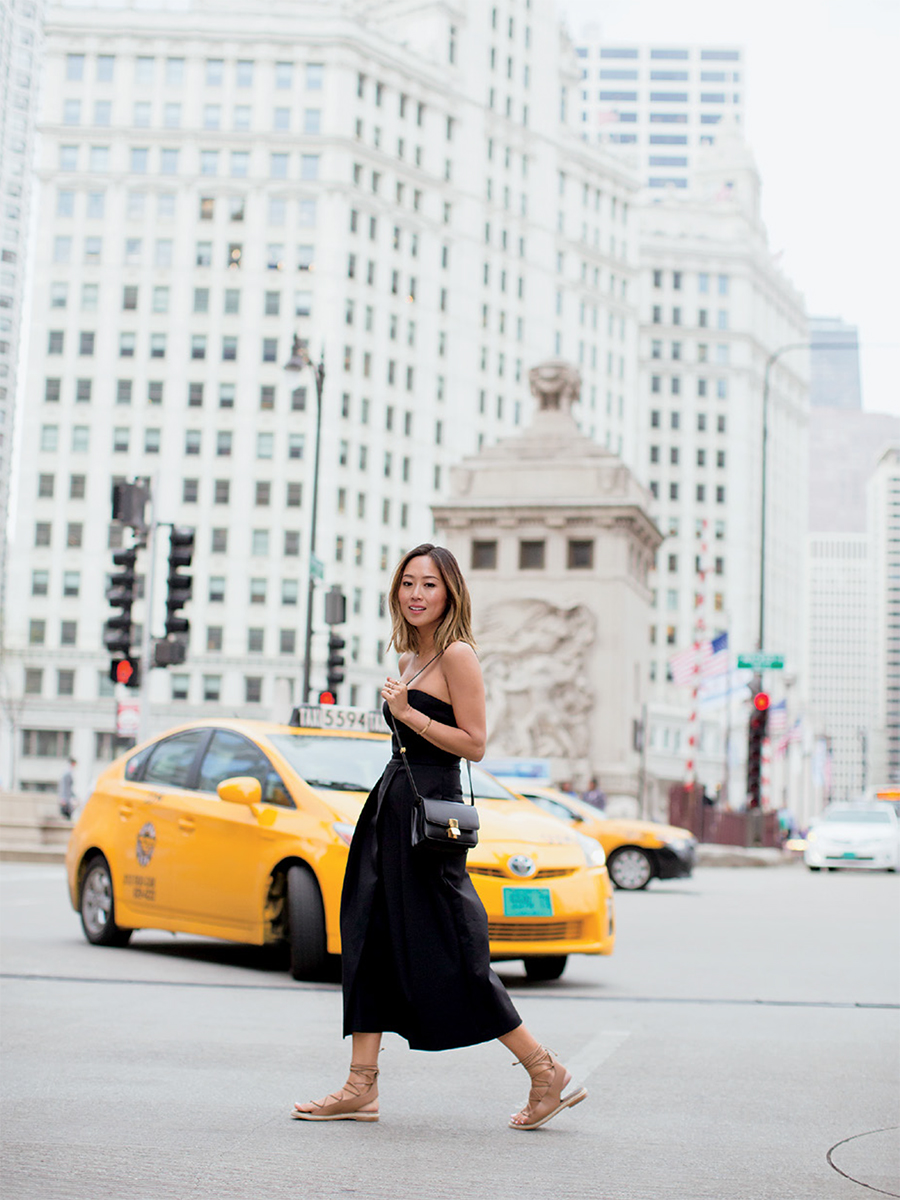 Tibi jumpsuit and sandals CHICAGO The first time I went to Chicago was in - photo 9