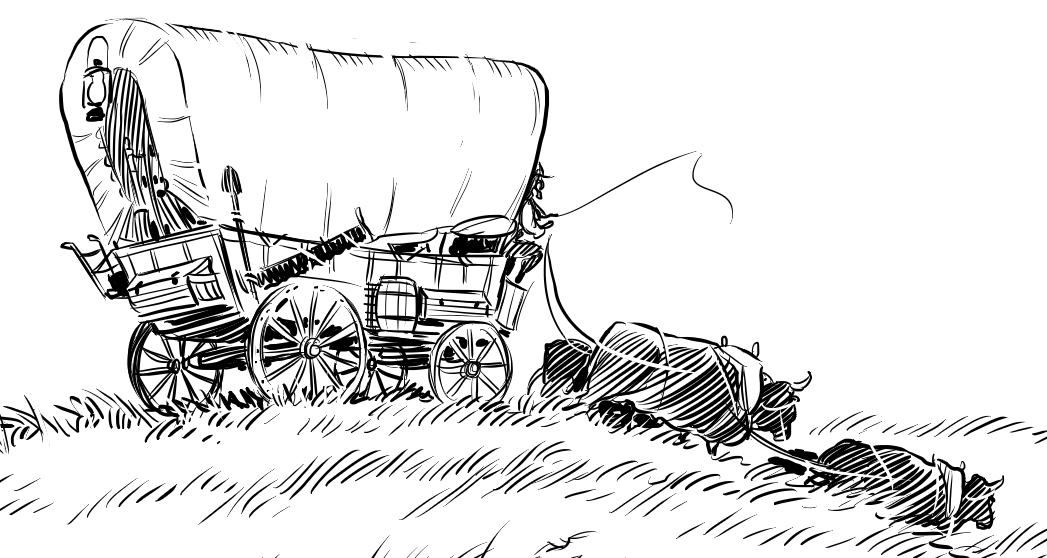 LIKE MOST PIONEERS THE INGALLSES TRAVELED IN A COVERED WAGON IT WAS KNOWN AS - photo 11