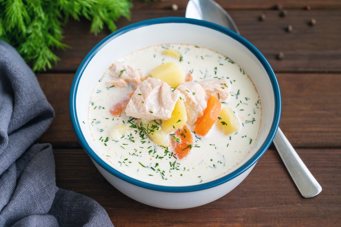 Fish chowder is a traditional holiday dish often served on Christmas Eve and - photo 7