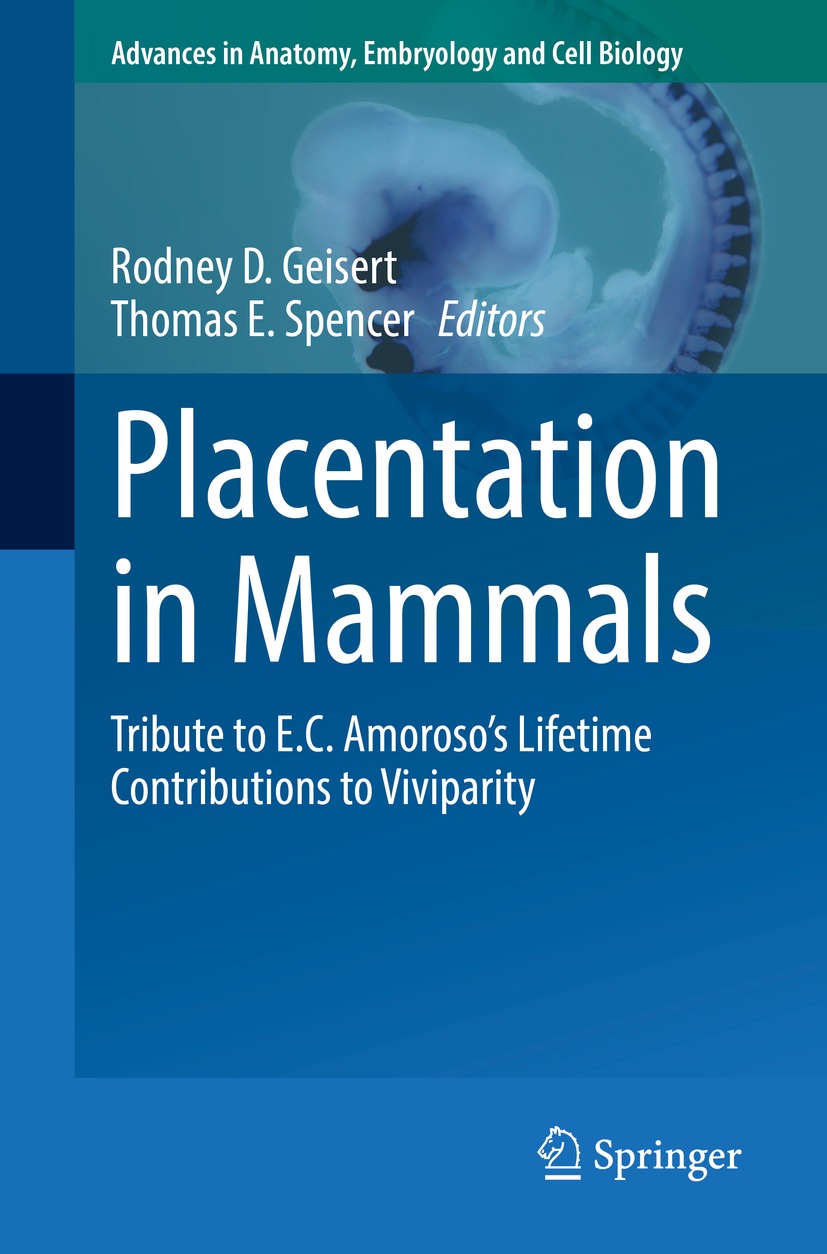 Book cover of Placentation in Mammals Volume 234 Advances in Anatomy - photo 1