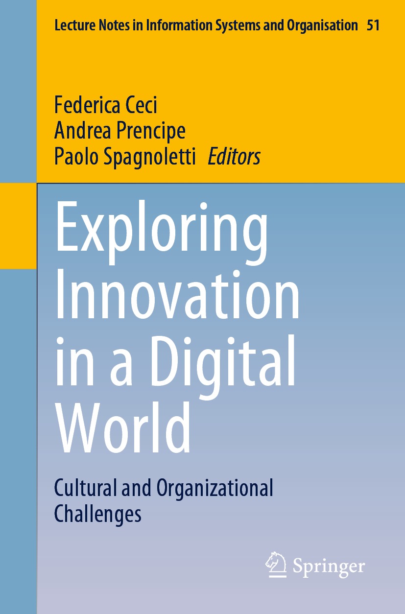 Book cover of Exploring Innovation in a Digital World Volume 51 Lecture - photo 1