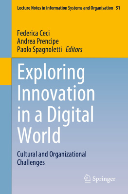 Federica Ceci - Exploring Innovation in a Digital World: Cultural and Organizational Challenges