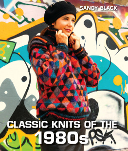 SANDY BLACK CLASSIC KNITS OF THE 1980S.