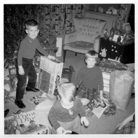 Christmas 1966 with the Be ards Note the coveted Switch N Go Batman Batmobile - photo 3