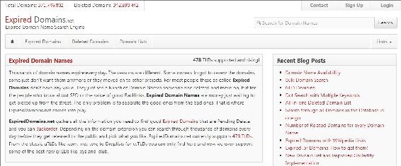 Once you are the website you can search for expired domains or blogs with - photo 1