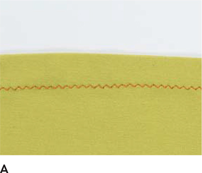 Set the stitch length short and use this zigzag for all your basic seam - photo 4