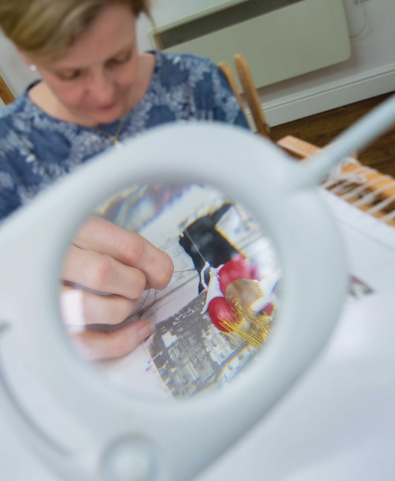 Stitching a stumpwork figure in my studio One of the earliest surviving - photo 5