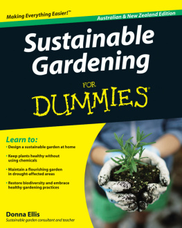 Donna Ellis Sustainable Gardening for Dummies