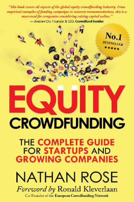 Nathan Rose - Equity Crowdfunding: The Complete Guide for Startups and Growing Companies