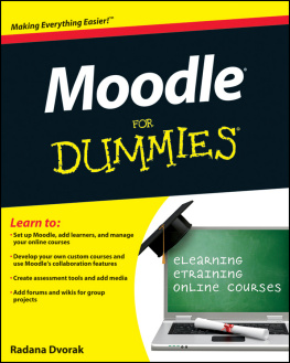 Radana Dvorak Moodle for Dummies