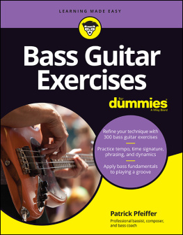 Patrick Pfeiffer - Bass Guitar Exercises for Dummies