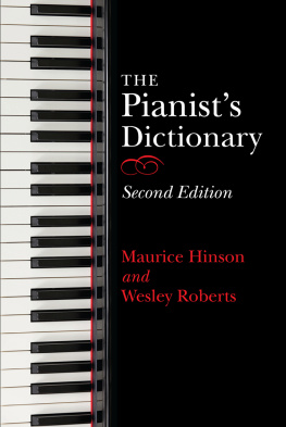 Maurice Hinson The Pianists Dictionary