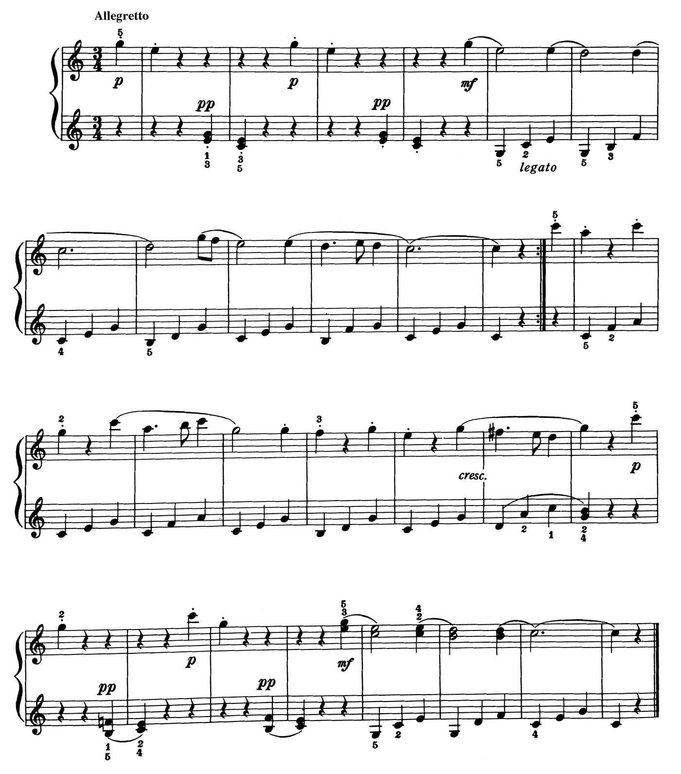 MINUET IN G MAJOR from THE NOTEBOOK FOR ANNA MAGDELENA BACH Appendix 114 - photo 20