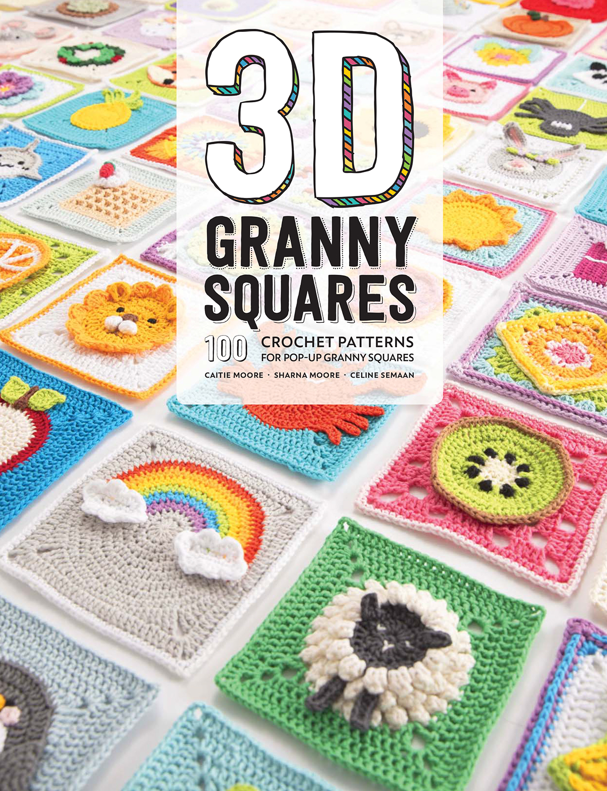 3D GRANNY SQUARES CROCHET PATTERNS FOR POP-UP GRANNY SQUARES CAITIE MOORE - photo 1