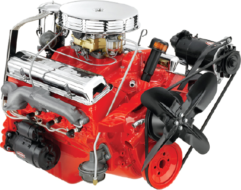 The 265-ci engine debuted in 1955 and was the foundation for decades of - photo 5