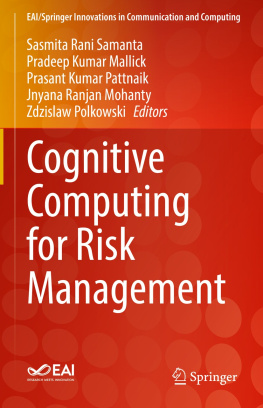 Sasmita Rani Samanta - Cognitive Computing for Risk Management